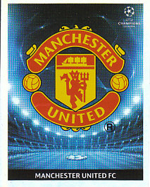 Club Emblem Manchester United samolepka UEFA Champions League 2009/10 #73